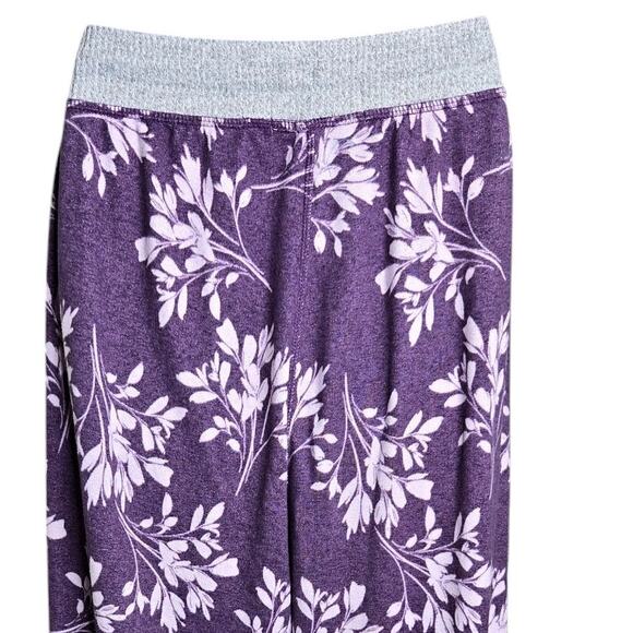 Live Love Lounge Womens Pajama Set XXL Tropical Leaves Karen Neuburger Stretch - Picture 11 of 12